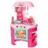 Игровой набор детская кухня со звуком и светом для девочки Kitchen 008-908 розовый