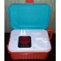 Детская игровая кухня чемодан 008-956A сине оранжевая