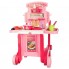 Детская кухня-чемодан на колесах игровой набор 008-927 розовая