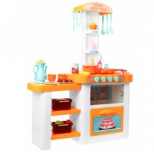 Детская кухня Induction Cooker Bambi вода звук свет 889-63-64 бело оранжевая