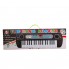 Детский синтезатор Electronic Keyboard пианино с микрофоном Metr MQ-3783 черный