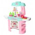 Игровой набор для девочки кухня детская со звуком "Little chef" Baby 008-910 А розовый