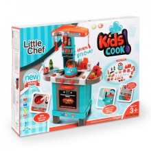 Игровой набор кухня детская для девочки KidsChef 008-939 голубой