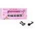 Музыкальная игрушка синтезатор,пианино Keyboard BigFun BF-4302CL микрофон розовый