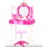 Детское игровое трюмо Glamor Mirror музыкальное со стульчиком 661-20 розовый