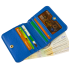 Умный кошелек Антивор с Bluetooth и RFID защитой Натуральная кожа 11х9.5 см Синий