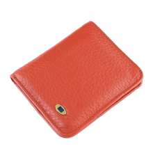 Умный кошелек Антивор с Bluetooth и RFID защитой Натуральная кожа Красный