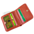 Умный кошелек Антивор с Bluetooth и RFID защитой Натуральная кожа Красный