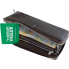 Умный клатч/валютница Антивор с защитой от сканирования карт и встроенным павербанком на 6000 mAh рифленый Коричневый