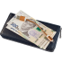 Умный клатч/валютница Антивор с защитой от сканирования карт и встроенным павербанком на 6000 mAh Темно-синий
