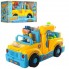 Машинка конструктор Tool Truck 789 желто синяя