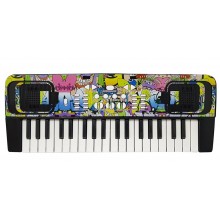Детский синтезатор Electronic Keyboard пианино с микрофоном MTK009-3 черный