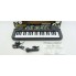 Детский синтезатор-пианино с микрофоном, работает от сети Keyboard TL3779A черный