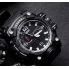 Мужские спортивные часы водостойкие Smael 1545 черные
