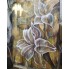 Картина маслом "Лилия на золоте" холст 80*60 см