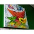 Картина маслом "Сладкая сладкая жизнь" птички и фрукты холст 70*80 см