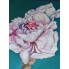 Картина маслом "Цветочная Леди" холст лен  1*1,4м