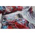 Картина акрилом интерьерная "Свободные лошади" на холсте ручной работы 100x65 см
