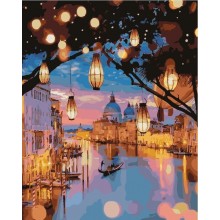 Картина по номерам - Ночные огни Венеции GX24915 пейзаж