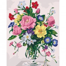 Картина по номерам - Ароматы летнего сада (КНО3021), цветы