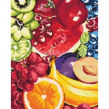 Картины по номерам - Сладкие фрукты (КНО2937) 