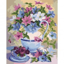 Картины по номерам - Цветочная поэзия (КНО2049) , цветы