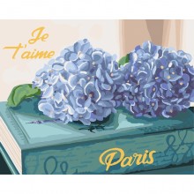 Картины по номерам - Любимый Париж (КНО3034)) , цветы