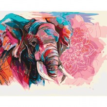 Картины по номерам - Священная мудрость 2 (КНО4046)  , слон
