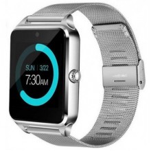Умные Смарт-часы Smart Watch Z60 Silver Original с камерой Серебрянные