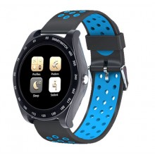 Умные смарт часы Smart Watch Z1 Plus черный с синим