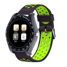 Умные смарт часы Smart Watch Z1 Plus черный с зеленым