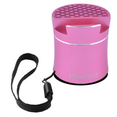 Беспроводная портативная Bluetooth-колонка Peterhot PTH-307 Shaking розовая