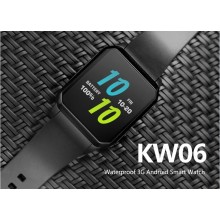 Смарт часы KingWear KW06 влагозащитные черные