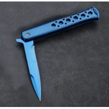 Выкидной нож TAC-FORCE B-01 синий металик