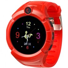 Детские умные часы-телефон Smart Baby Watch Q360 с GPS + камера красные
