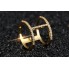 Кольцо Zha H-ring 7 покрытие золото
