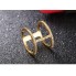 Кольцо Zha H-ring 6 покрытие золото