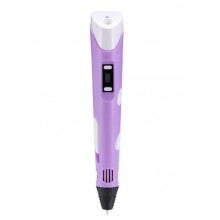 3D ручка 3D Pen-2S с LCD дисплеем фиолетовая