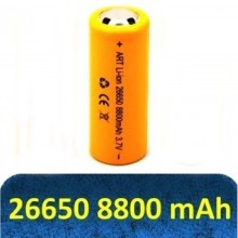 Аккумулятор 26650 ART 8800 mAh 3.7V оранжевый 1 штука