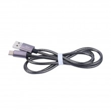 Кабель micro USB металл Cable metal X45 черный