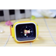 Детские Умные Часы с GPS Трекером Smart Baby Watch Q80 желтые