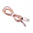 Кабель micro USB металл Cable metal X45 розовый