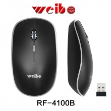 Беспроводная мышь Weibo RF-4100B черный с серым