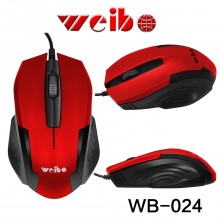 Компьютерная мышь Weibo WB-024 красная