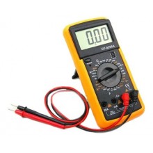 Мультиметр DT-9205A для измерения тока, напряжения, сопротивления, параметров диодов и транзисторов