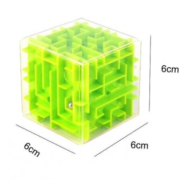 3D-головоломка "Куб" трехмерный лабиринт салатовый