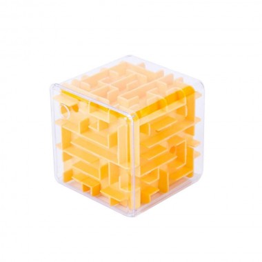3D-головоломка "Куб" трехмерный лабиринт оранжевый