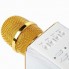 Беспроводной караоке микрофон Tofu Q9 золотой
