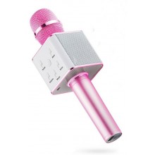 Беспроводной караоке микрофон Tofu Q7 Pink