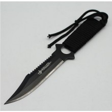 Нож Haller (Sarawak) SH101 с зазубринами черный